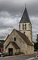 The church in Chaussy