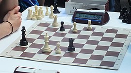 Rook ending in Moscow, Russia. White has two additional pawns, White to move Ladeinik v tseitnote, Moskva, Luzhniki (25.06.2022).jpg
