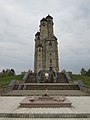 Eternal flame symbolized by the Ingush solar sign