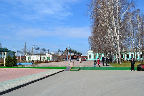 Какая погода в топках. Топкинский вокзал.