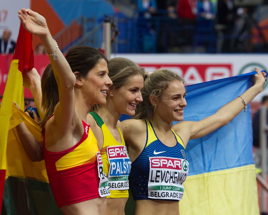 Saut en hauteur aux championnats d'Europe d'athlétisme en salle