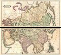 1820 Lizars Wall Map of Asia (in two panels) - Geographicus - Asia-lizars-1820.jpg