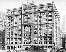 Rookery building, picture of 1891 1891 Rookery building.jpg