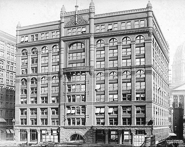 Rookery building, picture of 1891