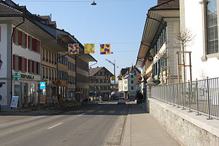 Huttwil Municipality in Switzerland in Bern