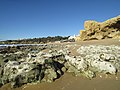 2018-01-17 Rocks and tide pools on Praia da Oura (east).JPG