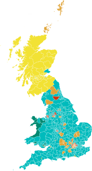 Thumbnail for Results of the 2019 European Parliament election in the United Kingdom by Westminster constituency