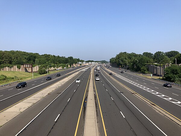 Interstate 78 westbound in Union