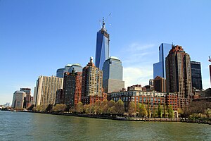 Battery Park City from Hudson River