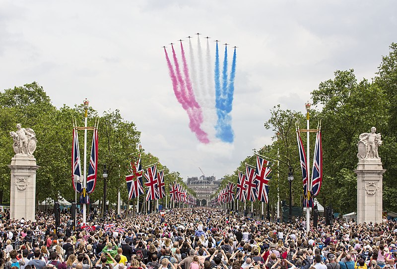 File:31 Aircraft mark The Queen's 90th Birthday with flypast MOD 45164123.jpg