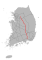 Jungbu Naeryuk expressway(No.45) SVG