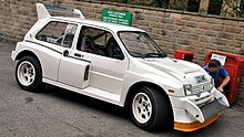 MG Metro 6R4 Clubman road-going street homologation version 6r4clubman (cropped).jpg