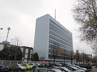 Broadcasting House in Dornbusch (November 2020) ARD-Stern.jpg