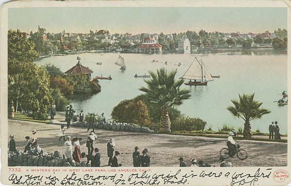 Postcard view from the 1900s