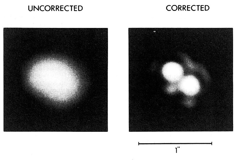 File:Adaptive optics at the ESO 3 6 m telescope (eso9006a).jpg