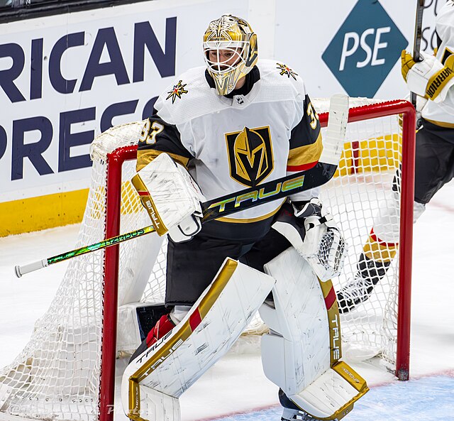 Hill with the Vegas Golden Knights in 2024.