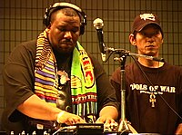 Afrika Bambaataa Afrika Bambaataa and DJ Yutaka (2004).jpg