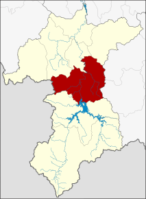 Locația districtului în Provincia Yala