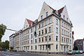 Deutsch: Wohnhäuser an der Bornumer Straße und Bredenbecker Straße im Stadtteil Linden-Süd von Hannover. English: Apartment houses located at Bornumer Strasse and Bredenbecker Strasse in Linden-Sued quarter of Hannover, Germany.