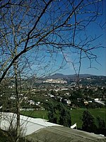 Panorama di Ariccia dalla contrada Prelatura