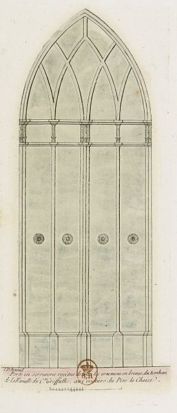 File:Arnaud - Cimetière du P. Lachaise - recueil de 18 portes et grilles - Planche 08.jpg