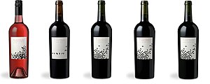 Blackbird Vineyard wines (l-r): Arriviste, Arise, Illustration, Paramour, Contrarian Arriviste, Arise, Paramour, Contrarian, Illustration - Blackbird Vineyards.jpg