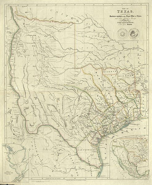 File:Arrowsmith Map of Texas 1841 UTA.jpg