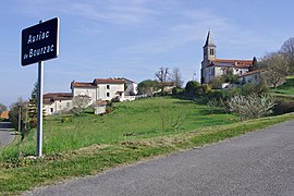 Celkový pohled na Auriac-de-Bourzac