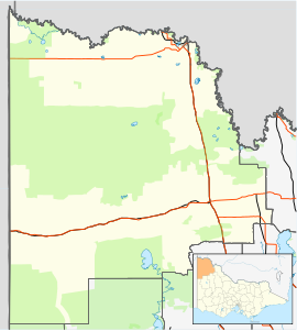 Meringur is located in Rural City of Mildura