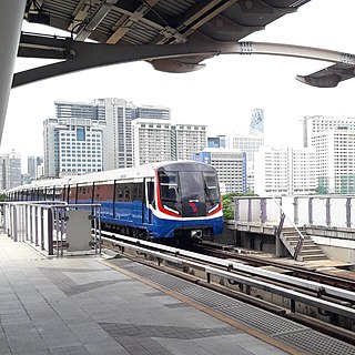 <span class="mw-page-title-main">Silom line</span> Elevated rapid transit line in Bangkok, Thailand