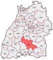 Deutsch: Wahlkreis 295: Zollernalb - Sigmaringen