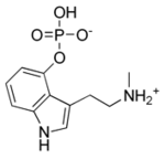 3- [2- (metil-ammónium) -etil] -1H-indol-4-il-hidrogén-foszfát