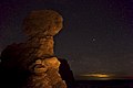 Balanced Rock Predawn with Stars (8389394561).jpg