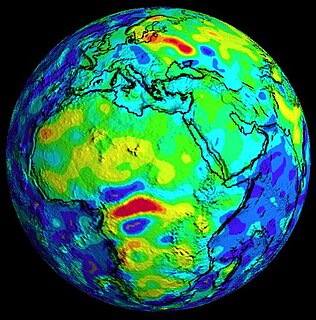 Bangui magnetic anomaly Anomaly of the Earths magnetic field in Africa