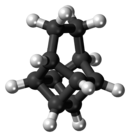 Modèle moléculaire 3D de basketballane