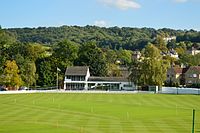 Club di cricket di Bath.  padiglione skyline.jpg