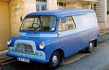 A Bedford CA panel van