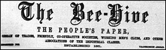 Headline of the Bee-Hive for 20 May 1871 BeeHiveNewspaper.JPG