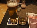 Beer and whisky at a hotel bar in Klagenfurt.jpg
