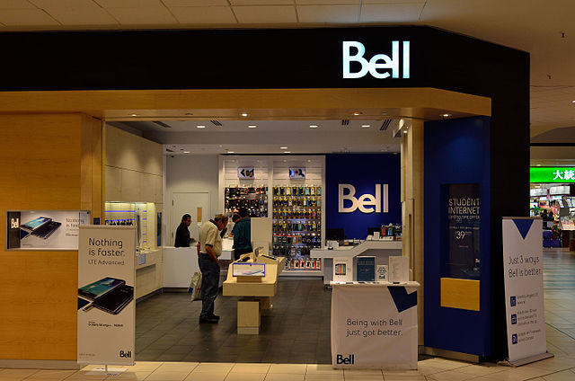 A Bell Store in The Promenade Shopping Centre, Thornhill, Ontario
