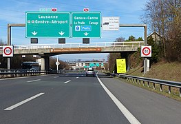En Suisse, la E62 se confond avec la E25 entre Genève et Lausanne.