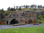 Blaenavon Ironworks Cast House-21-Oct-2013.JPG