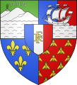 Coat of arms of Réunion (French overseas department and region)