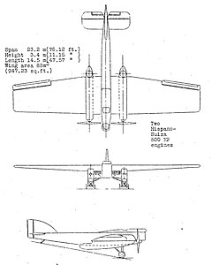 Bleriot 127 Circularul aeronavei NACA cu 3 vizualizări nr. 86.jpg