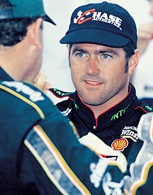 After finishing in second at the Dura Lube 300, Bobby Labonte retained his points lead. BobbyLabonteRIR98.jpg