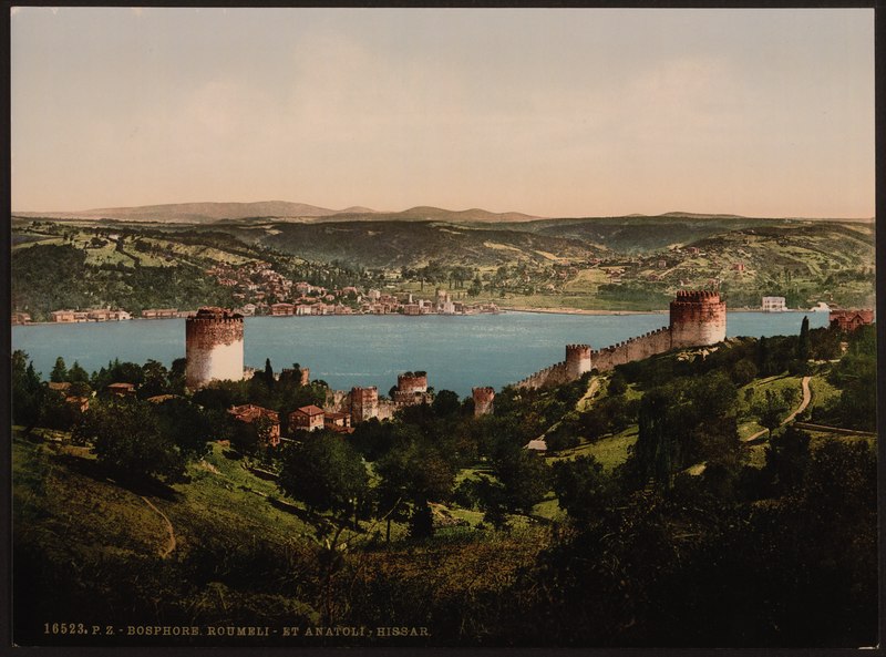 File:Bosphorus (i.e., Bosporus), Rumeli and Anadali-Hissar, (i.e., Anadolu Hisarı) Constantinople, Turkey-LCCN2001699445.tif