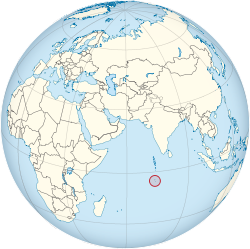 Britanya Hint Okyanusu Toprakları haritadaki konumu