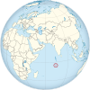 Territoire britannique de l'océan Indien sur le globe (centrée sur l'Afro-Eurasie) .svg