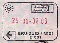 Brüssel Zuid Midi Station Pass stamp.jpg