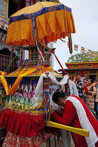 File:Buddha Purnima celebrations at Bhutia Busty monastery or Karma Dorjee Chyoling monastery 35.jpg